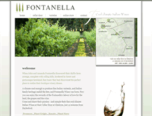 Tablet Screenshot of fontanellawines.com.au